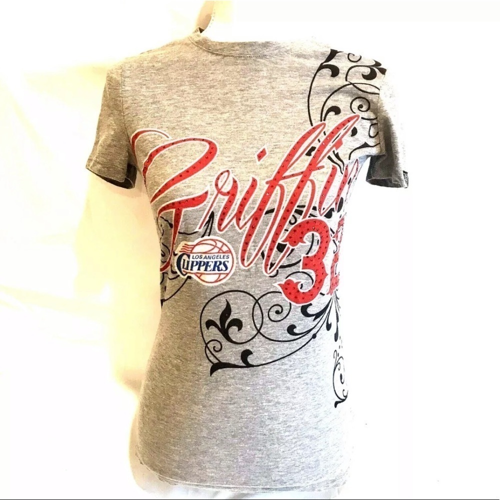 NBA 4 Her LA Clippers Basketball Fitted Tee Small